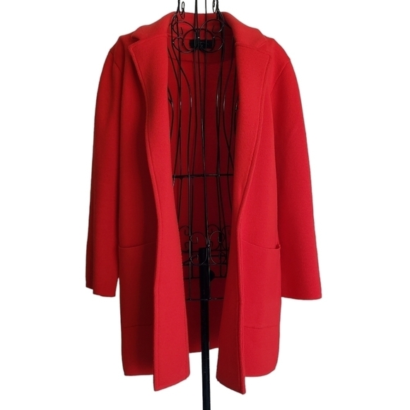 J. CREW Merino Wool Blend Sophie 365 Open Front Sweater Blazer, Size S - Picture 4 of 10